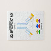 Wie sind Verschluss und Schlüssel Sie? Puzzle (Horizontal)