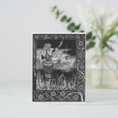 Wie Sir Bedivere das Schwert Excalibur vergossen h Postkarte (Stehend Vorderseite)