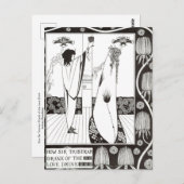 Wie Sir Tristram die Liebe Drink Beardsley getrunk Postkarte (Vorne/Hinten)
