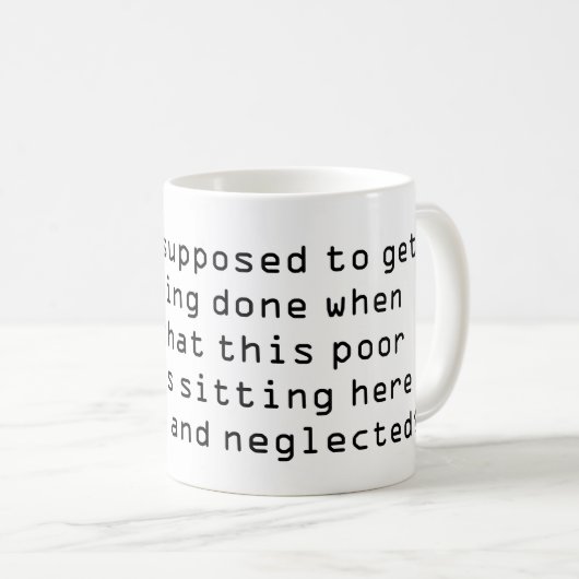 Wie soll ich jede Programmierung erledigen ... Kaffeetasse (VorderseiteRechts)