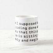 Wie soll ich jede Programmierung erledigen ... Kaffeetasse (Mittel)