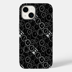 Wie spät ist es.b L Black BG Case-Mate iPhone 14 Hülle