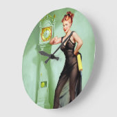 Wie spät ist es? Button nach oben Große Wanduhr (Winkel)