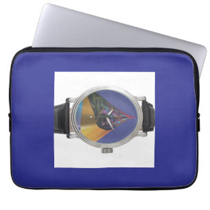 Wie spät ist es? Dekorativ  Laptopschutzhülle