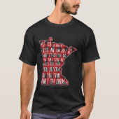 Wie sprechen Minnesotan - Buffalo Karierte Redewen T-Shirt (Vorderseite)