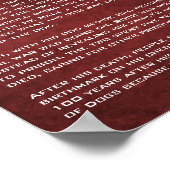 Wie St. Roch zum Schutzheiligen der Hunde wurde Poster (Ecke)