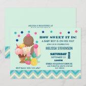 Wie süß es ist Eis Cream Baby Dusche? Einladung (Vorne/Hinten)