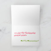 Wie süß es ist... feiertagskarte (Innenseite)