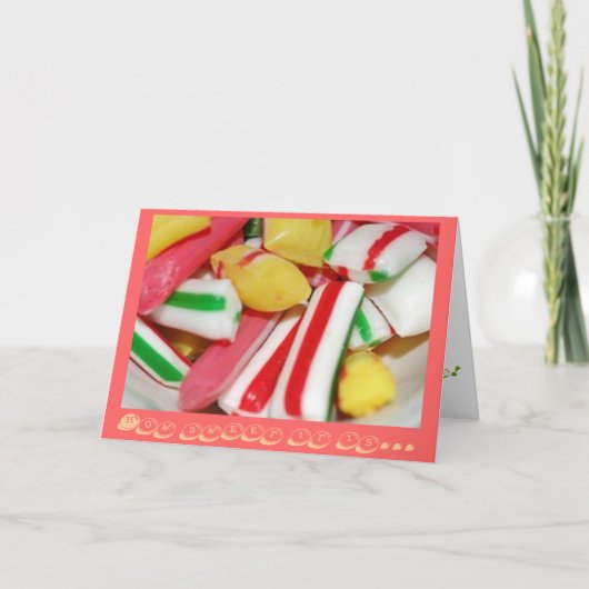 Wie süß es ist... feiertagskarte (Vorderseite)