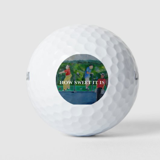 Wie süß es ist Golf Balls Golfball (Vorderseite)