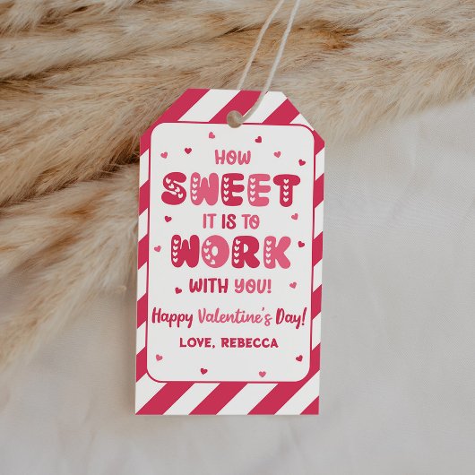 Wie süß es ist, mit Ihren Valentinen zu arbeiten Geschenkanhänger