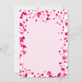 Wie süß Geschenkkartenhalter für Lehrer zum Valent Einladung (Rückseite)