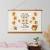 Wie süß sind deine Worte Süßmais? Wandteppich Mit Holzrahmen (Schlafzimmer)