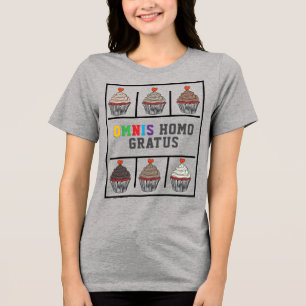 Wie Sweet Grid, in Latein, Tri-Blend Shirt