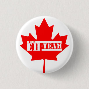 Wie Team-Kanada-Ahornblatt Button