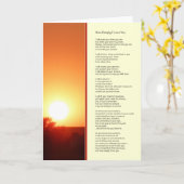 Wie tief ich dich Liebe habe.. Karte (Gelbe Blume)