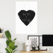Wie tief ist Ihre Liebe? Poster (Heimbüro)