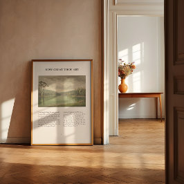 Wie toll du bist Vintag Minimal Mauer Kunst Poster