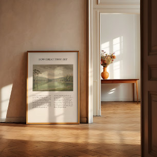 Wie toll du bist Vintag Minimal Mauer Kunst Poster