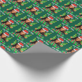 Wie trauen wir uns, frohe Weihnachten Kamala Harri Geschenkpapier (Ecke)