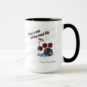 Wie Trommel-Version, welche Gefühle klingen Sie - Tasse