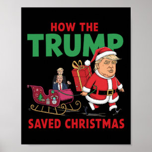 Wie Trump Weihnachten Funny Trump Christma Gerette Poster