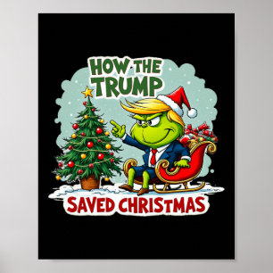 Wie Trump Weihnachten Funny Trump Christma Gerette Poster