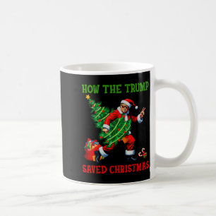 Wie Trump Weihnachten gerettet hat Lustiger Trump Kaffeetasse