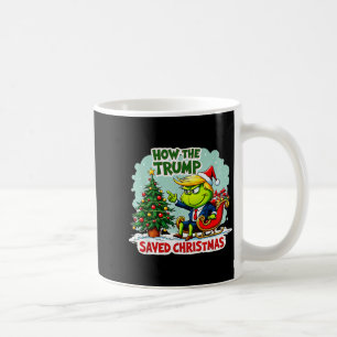 Wie Trump Weihnachten gerettet hat Lustiger Trump  Kaffeetasse