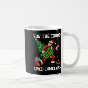 Wie Trump Weihnachten gerettet hat Lustiger Trump Kaffeetasse
