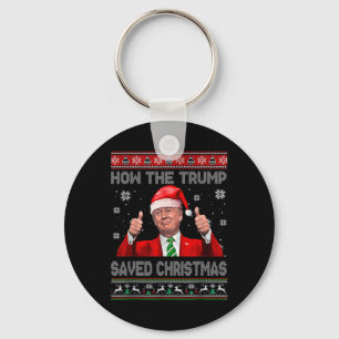 Wie Trump Weihnachten lustigen Trump hässlich Swe Schlüsselanhänger
