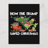 Wie Trump Weihnachten Rettete Begleitkarte (Vorderseite)
