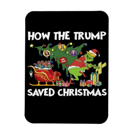 Wie Trump Weihnachten Rettete Magnet (Vertikal)