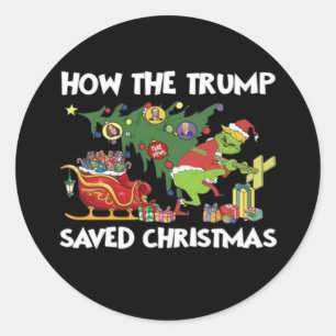 Wie Trump Weihnachten Rettete Runder Aufkleber