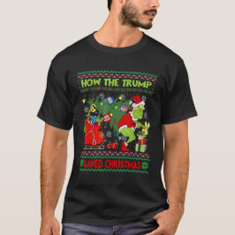 Wie Trump Weihnachts-Funny Trump 2024 Gerettet hat T-Shirt