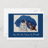 wie tun Sie meine Freundpostkarte? Postkarte (Vorne/Hinten)