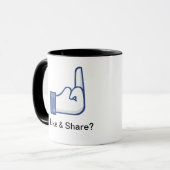 Wie u. Anteil? Tasse (Vorderseite Links)