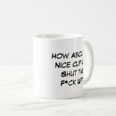 Wie über eine Nizza Schale von schließen Sie das Kaffeetasse (VorderseiteRechts)