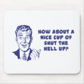 Wie über eine Nizza Schale von Shut oben? Mousepad (Vorne)