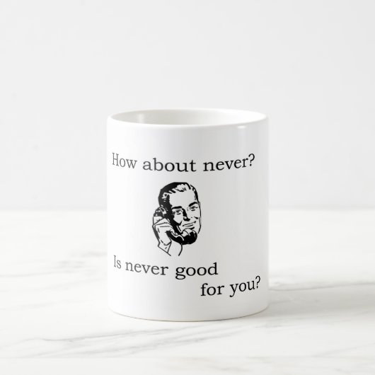 Wie über nie? kaffeetasse (Mittel)