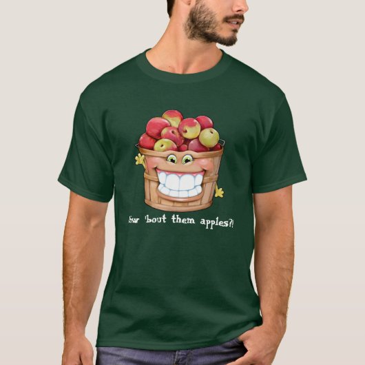 Wie über sie Äpfel?!  Glückliche Äpfel! T-Shirt (Vorderseite)