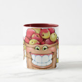 Wie über sie Äpfel?! Glückliche Äpfel! Tasse (Zentrum)