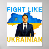 Wie Ukrainisch stehe ich mit der ukrainischen Volo Poster (Vorne)
