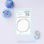 Wie unser Baby vielleicht ein blaues Elephant Baby Flyer (Einzeln)