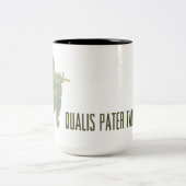 Wie Vater mögen Sie Sohn Zweifarbige Tasse (Mittel)