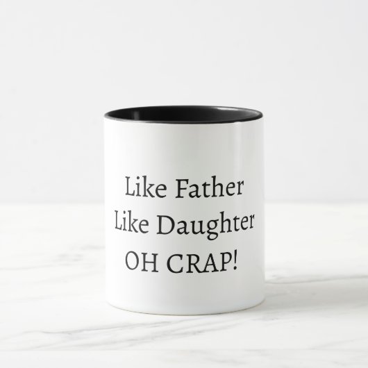 Wie Vater/Mutter, so Tochter/Sohn Kaffeetasse (Zentrum)