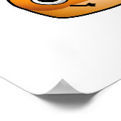 Wie Vater wie Bun Funny Food Puff Poster (Ecke)