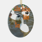 Wie Vater wie Sohn. Keramik Ornament (Rechts)