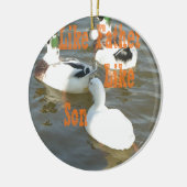 Wie Vater wie Sohn. Keramik Ornament (Links)