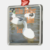 Wie Vater wie Sohn. Ornament Aus Metall (Links)